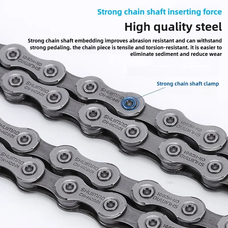 6/7/8/9/10/11/12 Speed Bicycle Chain 10v 11v 12v 116/126L MTB Mountain Bike Original Chains Bicycle Parts Bike Accessories, image 3