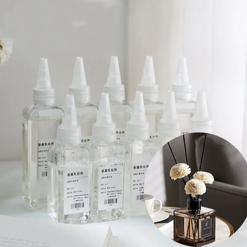 100ml Water-Soluble Aromatherapy Essential Oil Emulsifier Long-Lasting Fragrance Booster DIY Oil Diffuser Plaster Solubilizer