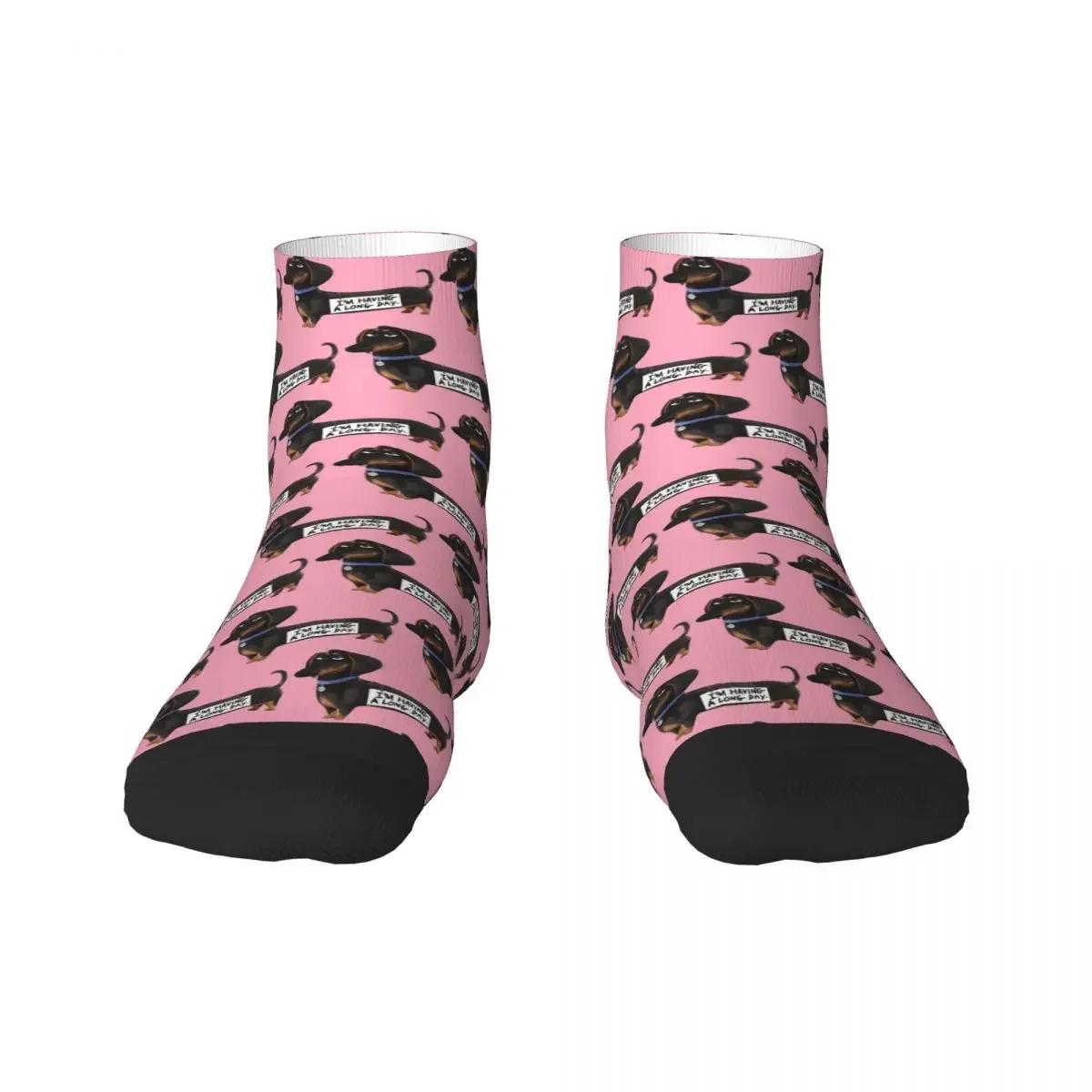 Kawaii Dachshund Dress Socks Men Women Warm Funny Novelty Sausage Badger Wiener Dog Crew Socks