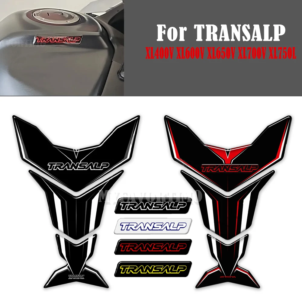 For HONDA TRANSALP XL400V XL600V XL650V XL700V XL750L XL 400 600 650 700 850 V Motorcycle Tank Pad Protector Stickers Decals