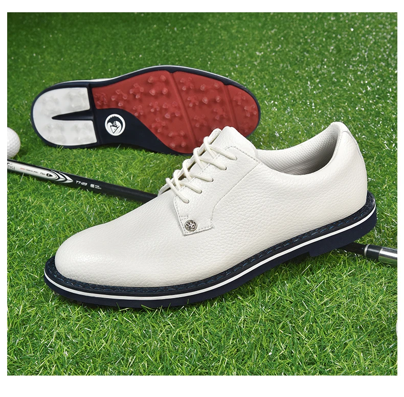 Golf Schuhe Für Männer 2024, Neue Weiß Professionelle Wasserdichte Nicht-slip Spikeless Outdoor Freizeit Walking Training Golfer Turnschuhe – Detail 7
