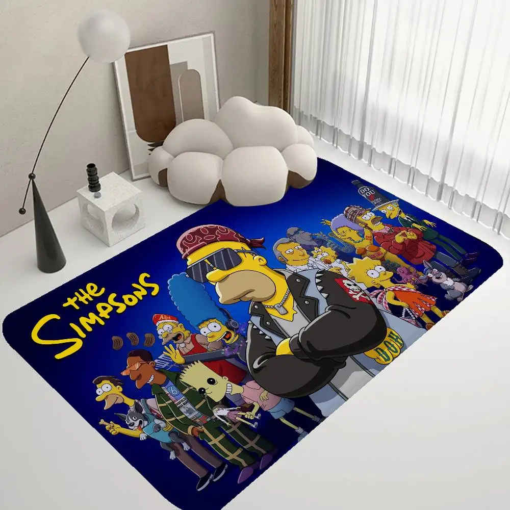 S-Simpson T-Treehouse Of Horror Floor Mat Nordic Style Home Doormat Bathroom-Toilet Mats Bedroom Hotel Decor Mat