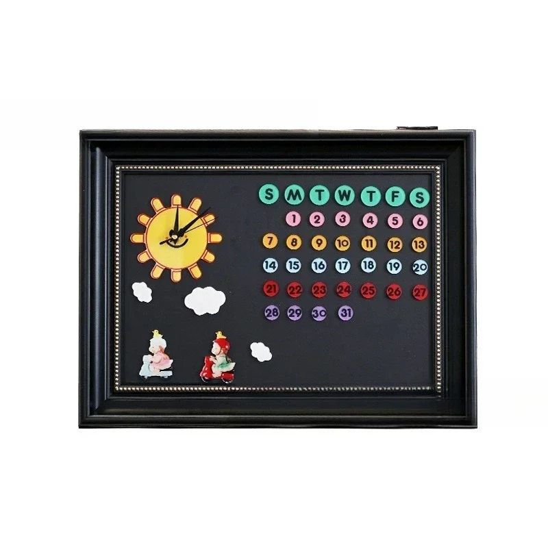 DIY meter box, magnetic distribution box hydraulic, blocking hanging paintings, calendar clock murals