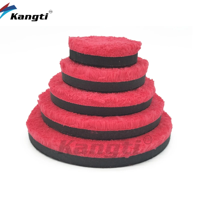 3/4/5/6/7inch Microfiber Polishing Pad For Cars Body Polish Micro Fiber Polishing Wheels For DA/RO Car Polisher