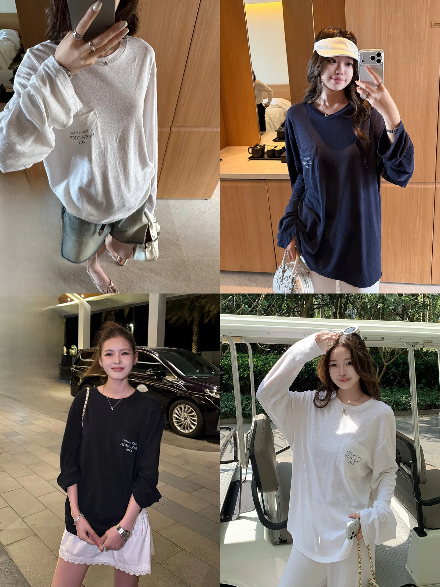 

Женская винтажная футболка Xzichic из конопляного хлопка с длинным рукавом, круглым вырезом, принтом из сетчатого шелка, свободного кроя, весенняя модная модель