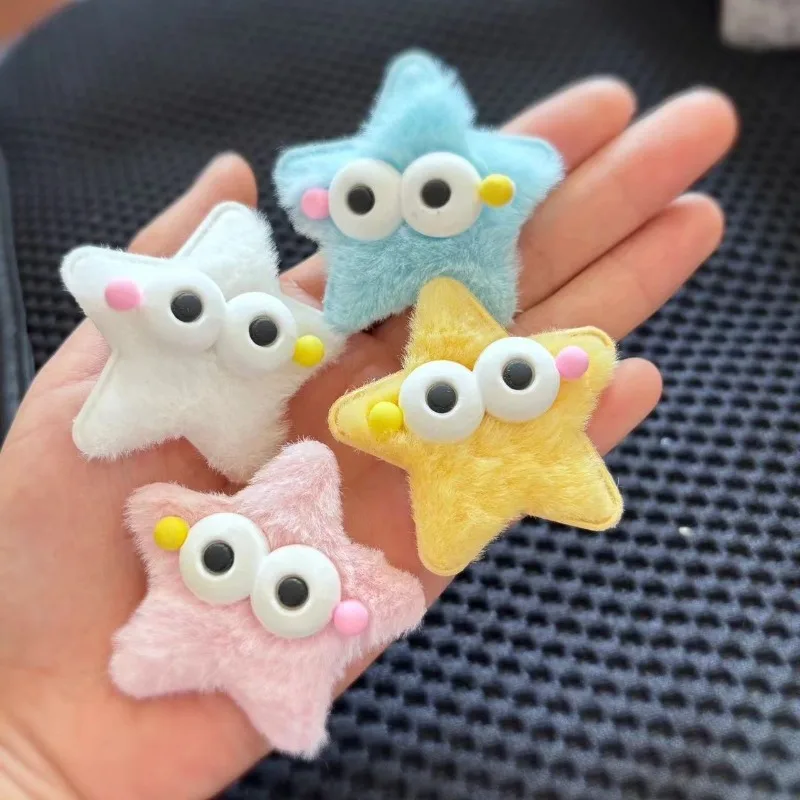 

Dopamine Colorful Forehead Hair Clips Funny Star Barrettes for Women Girls Winter Fashion Accessories，Cute Duckbill Clip