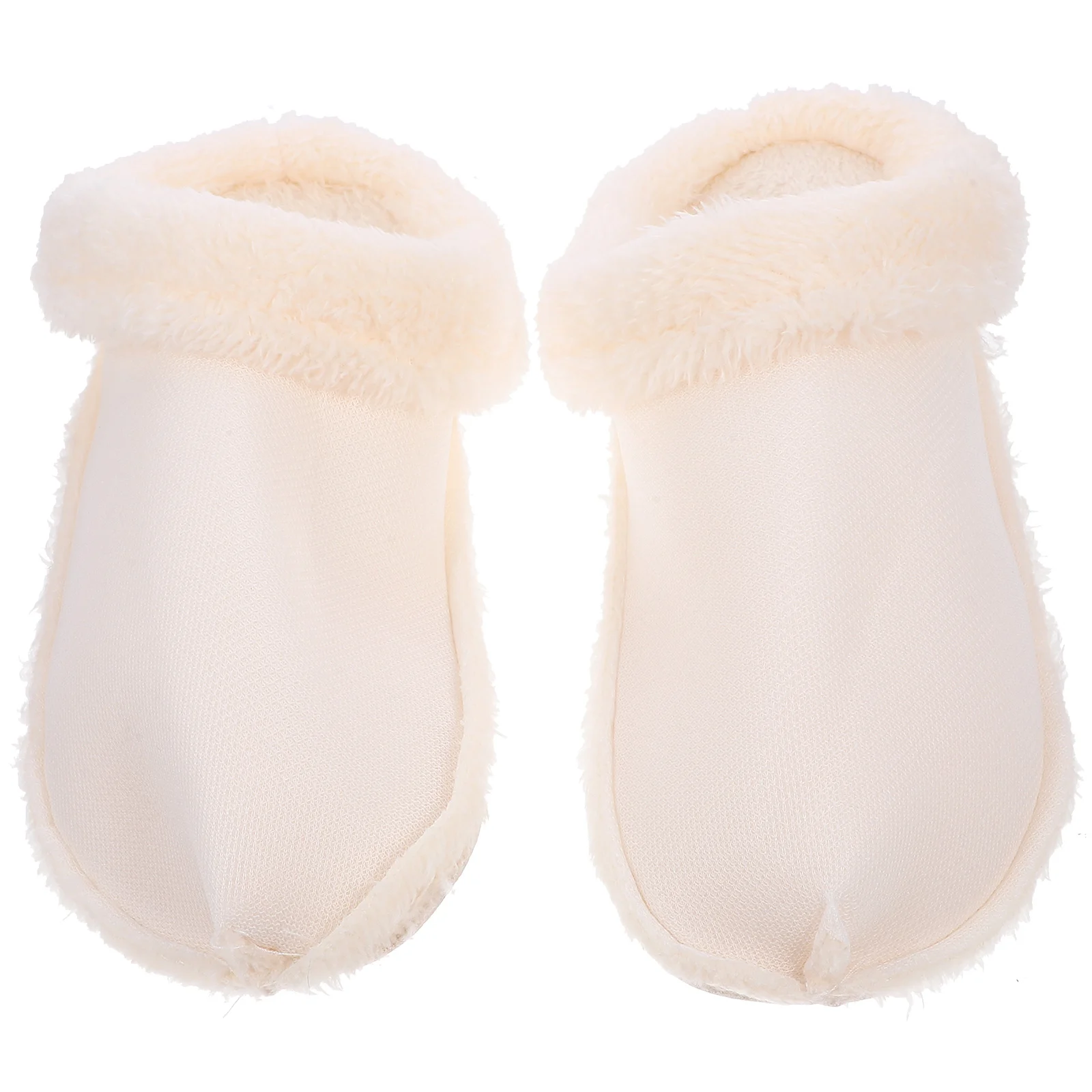 Insoles Velvet Lined Shoe Covers Fluffy Slippers Boot Women Fuzzy Black Boots for