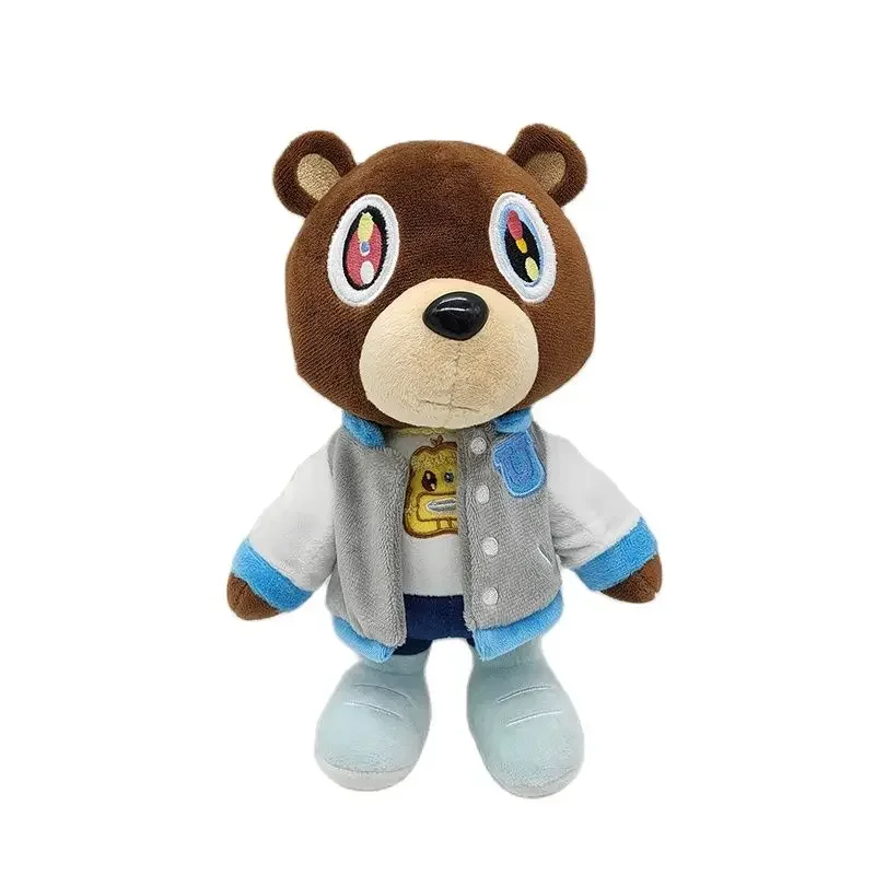 26CM Kanye Teddy Bear Plush Toy Cartoon Animal Bear Dolls Stuffed Soft Toy Christmas Birthday Gifts For Children Kids