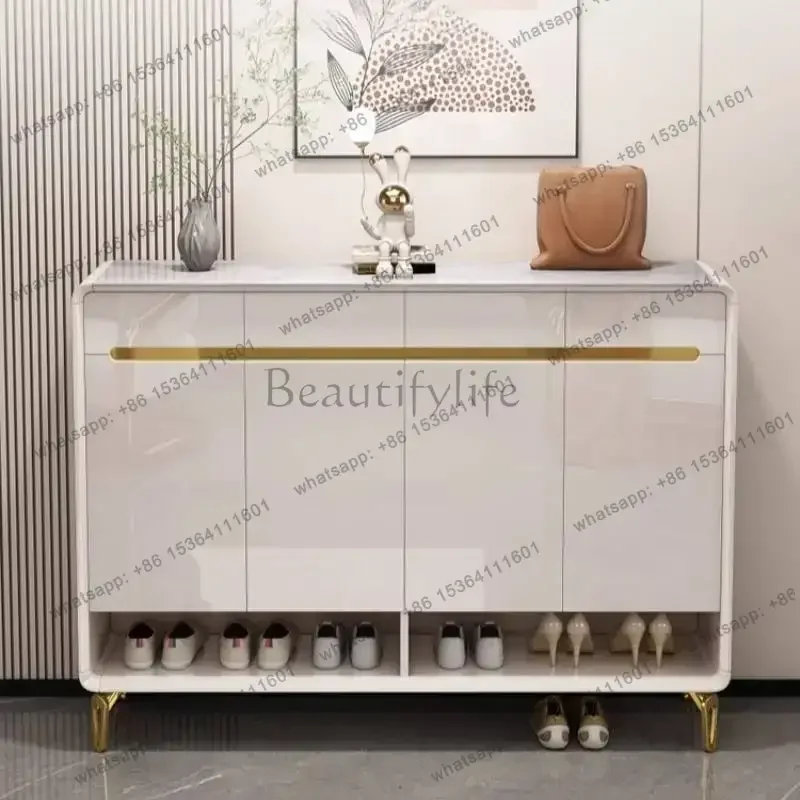 LSAsian Style Shoe Cabinet Quality Display Design Entryway Corridor Shoe Cabinet Storage Wooden Sapateira Furniture For Home
