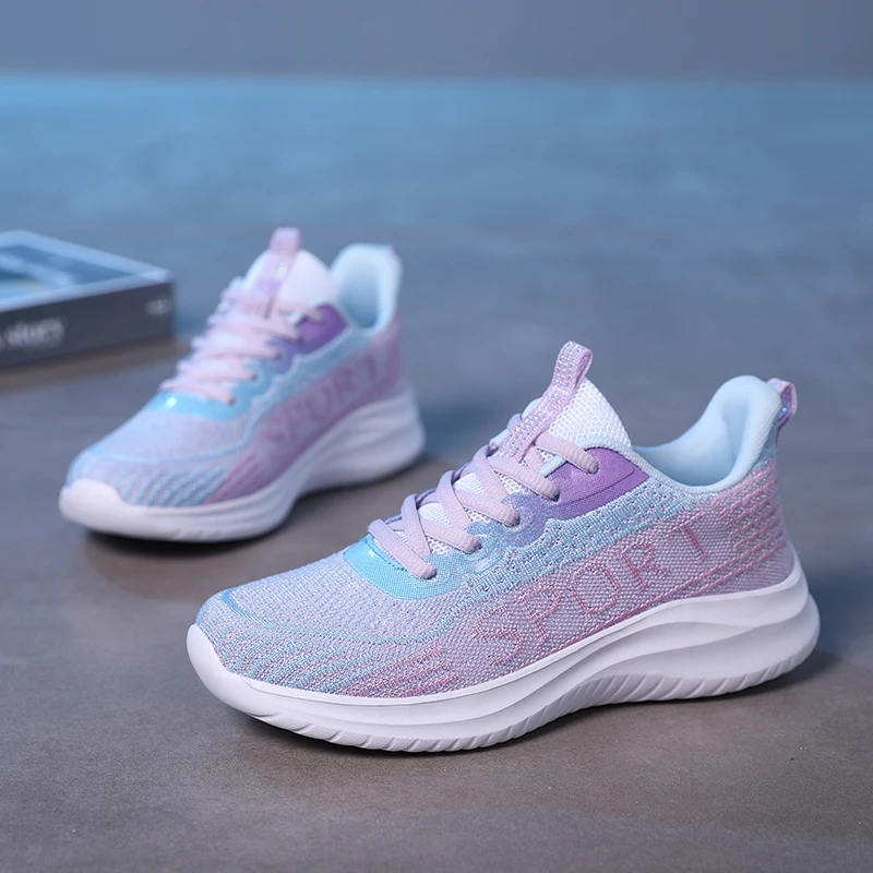 

Sneakers Women New Leisure Sports Platform Comfortable Running Strap Training Lightweight Mesh Vulcanized Shoes Tenis Femenino