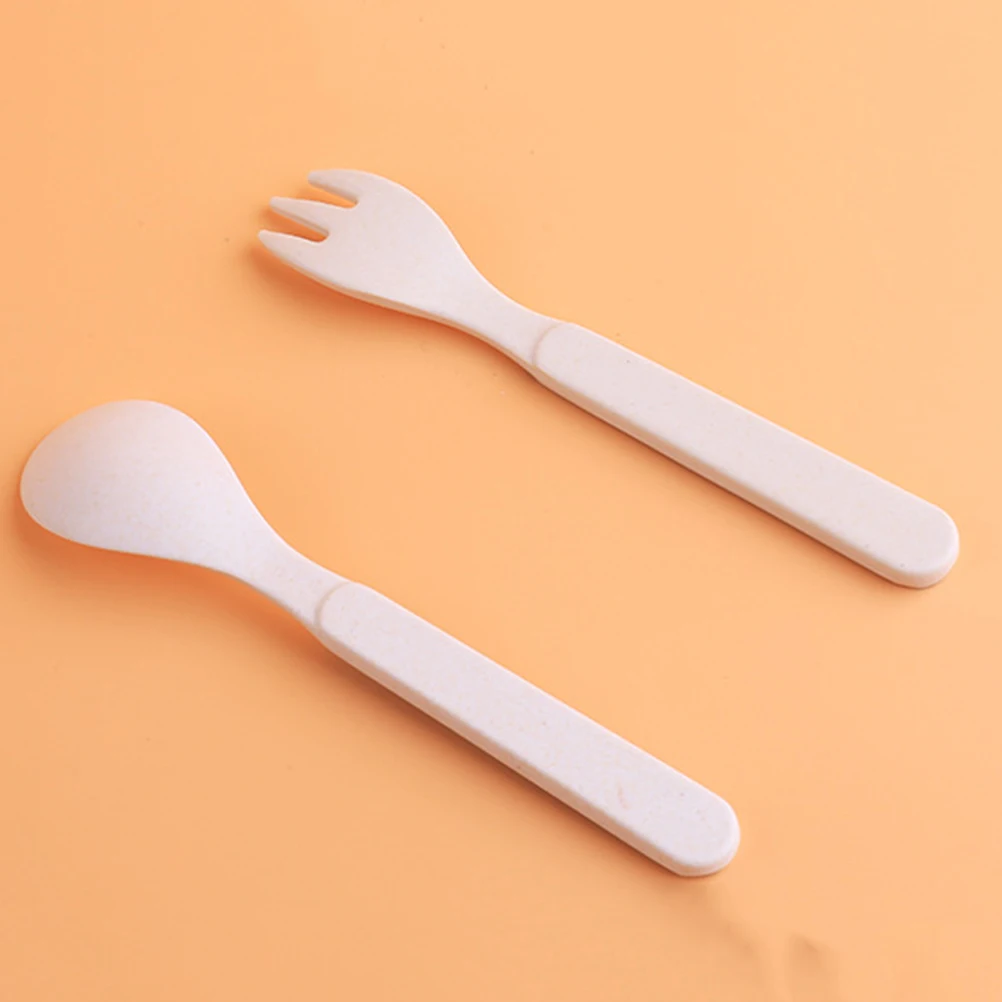 

Children Tableware Set Portable Lightweight Kids Dinnerware Kit Monkey Pattern Serving Utensils Compact Modern