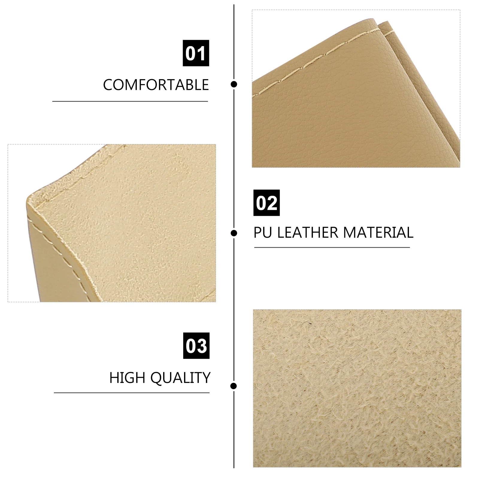 

Universal Steering Wheel Cover Repair Wrap Black Elastic PU 104cm DIY Stitching Car Wheel Accessories Steering Cover