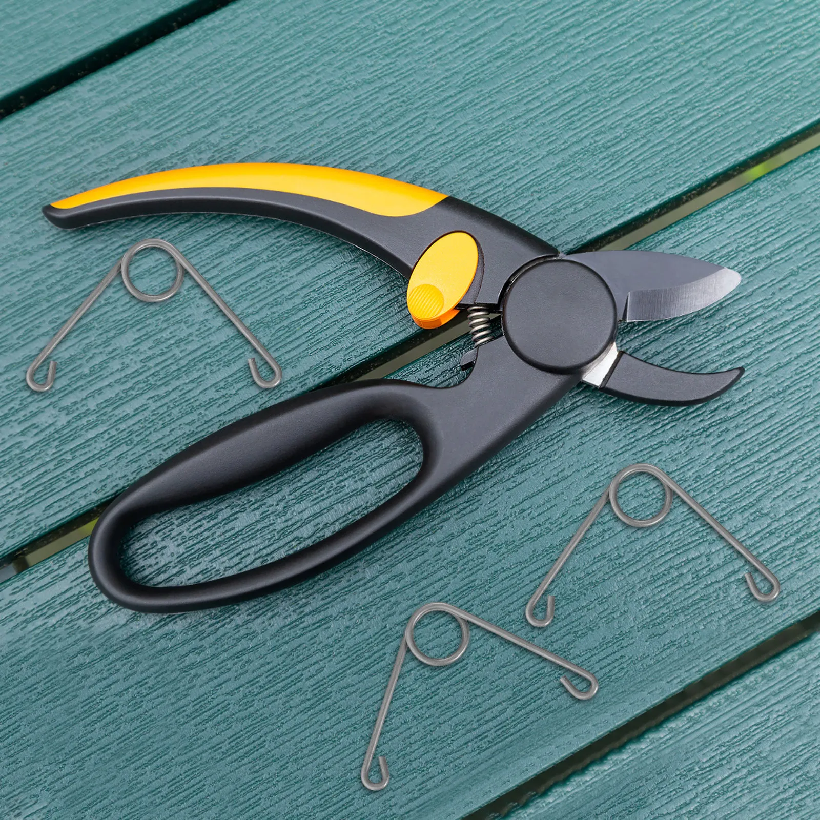 

10Pcs Pruner Springs Stainless Steel Garden Shears Spring Replacement Torsion V-Shaped Shear for Trimming Scissors Tree Lopper