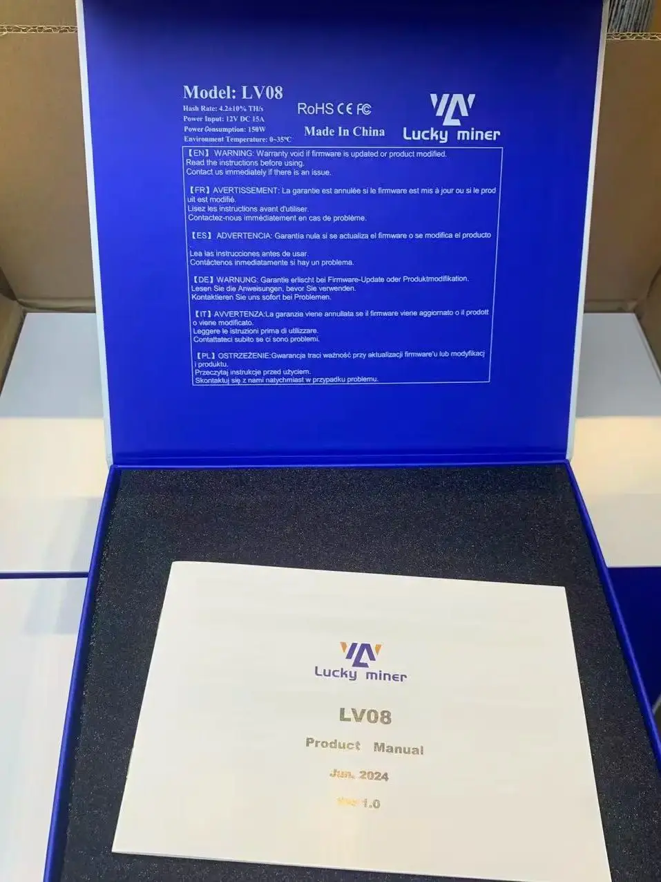 

Профессиональный сольный майнер LV08 — высокая эффективность и стабильная производительность для добычи криптовалюты | Быстрая доставка