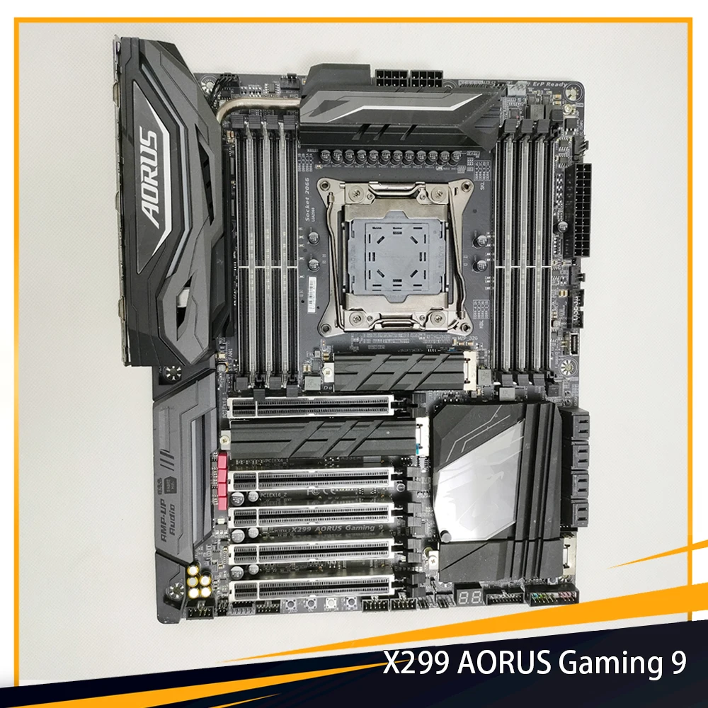 X299 AORUS Gaming 9 For Gigabyte LGA2066 DDR4 256GB ATX Support  Core X-Series Processors Motherboard