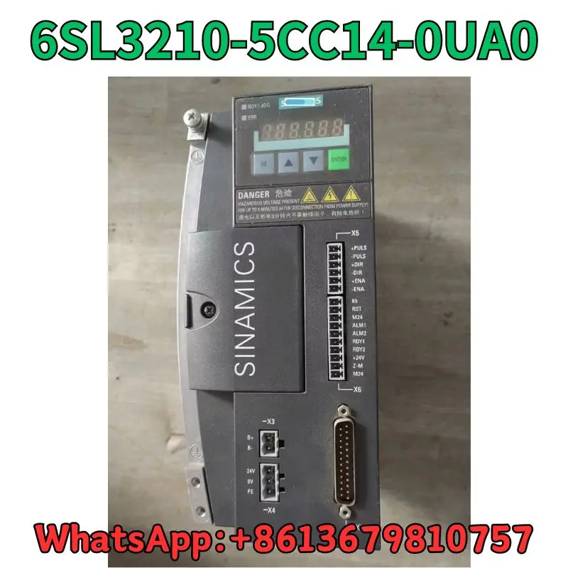 

Used Servo driver 6SL3210-5CC14-0UA0 test OK Fast Shipping