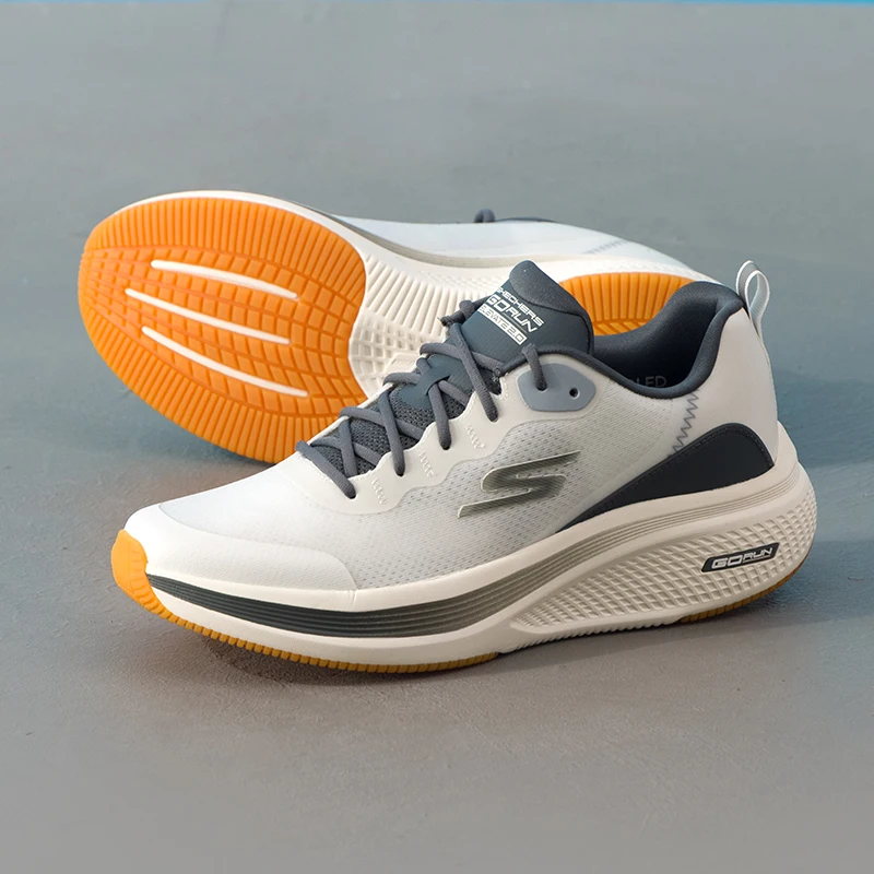 Skechers Men's Sports Shoes Fitness Training Cushioning Wear-Resistant Lightweight Comfortable Breathable Casual Running Shoes 220851-Wgy