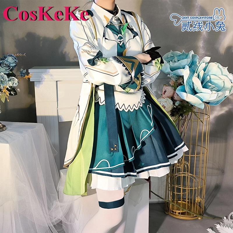 

【Customized】CosKeKe Theresa Apocalypse Cosplay Anime Game Honkai Impact Costume Combat Uniform Carnival Party Role Play Clothing