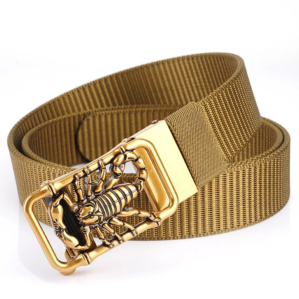 TUSHI New Men Belt Army Outdoor Tooling Jeans Tactical Multi Function Combat Survival Marine Corps Canvas For Nylon Male Luxury