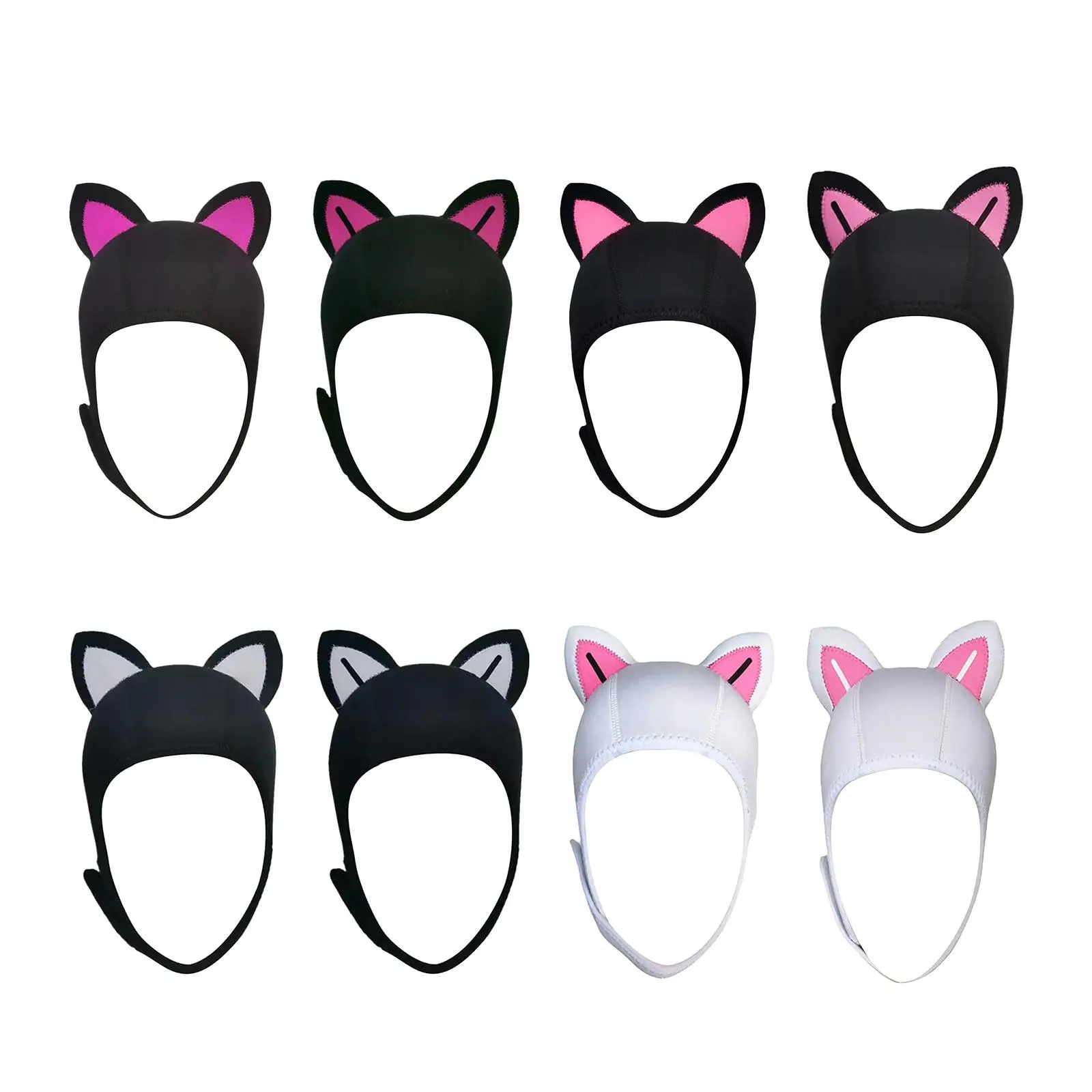 

Cat Ears Diving Hood 3mm Neoprene Hood Adult Dive Hood Cute Waterproof Swimming