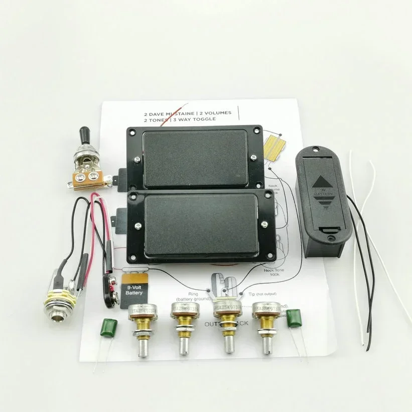 

Hot-selling Guitar Accessories -Electric Guitar Pickups Active pickup Humbucker Active 9V battery power supply