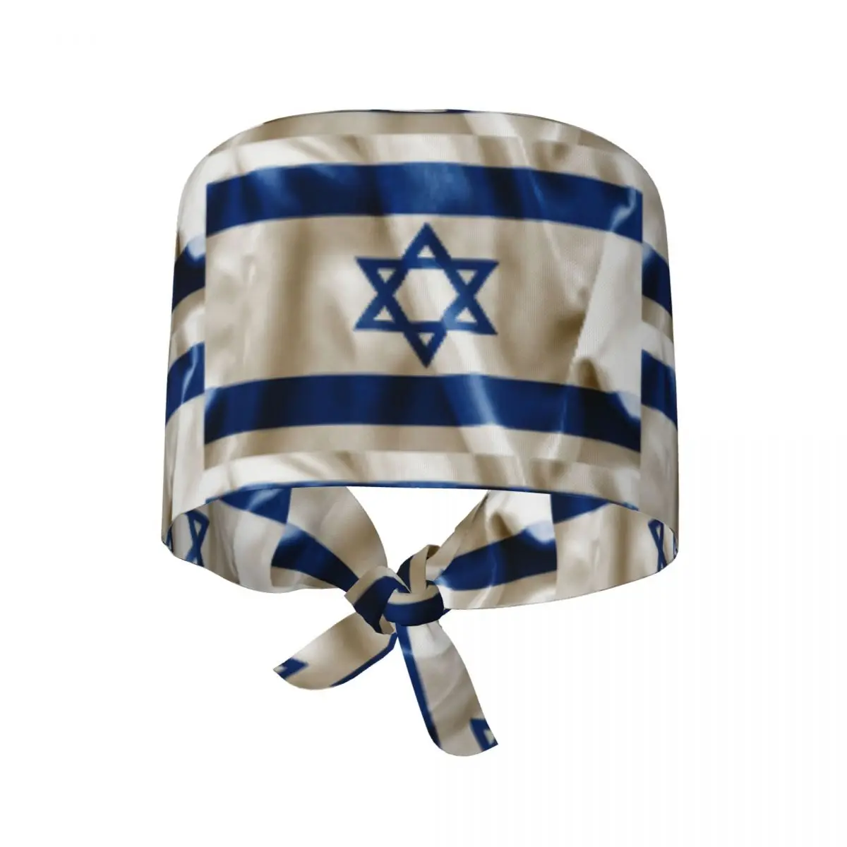 Шапка-скраб с флагом Израиля, рабочая хирургическая шапка для врача, унисекс, регулируемые шапочки для кормления для стоматолога