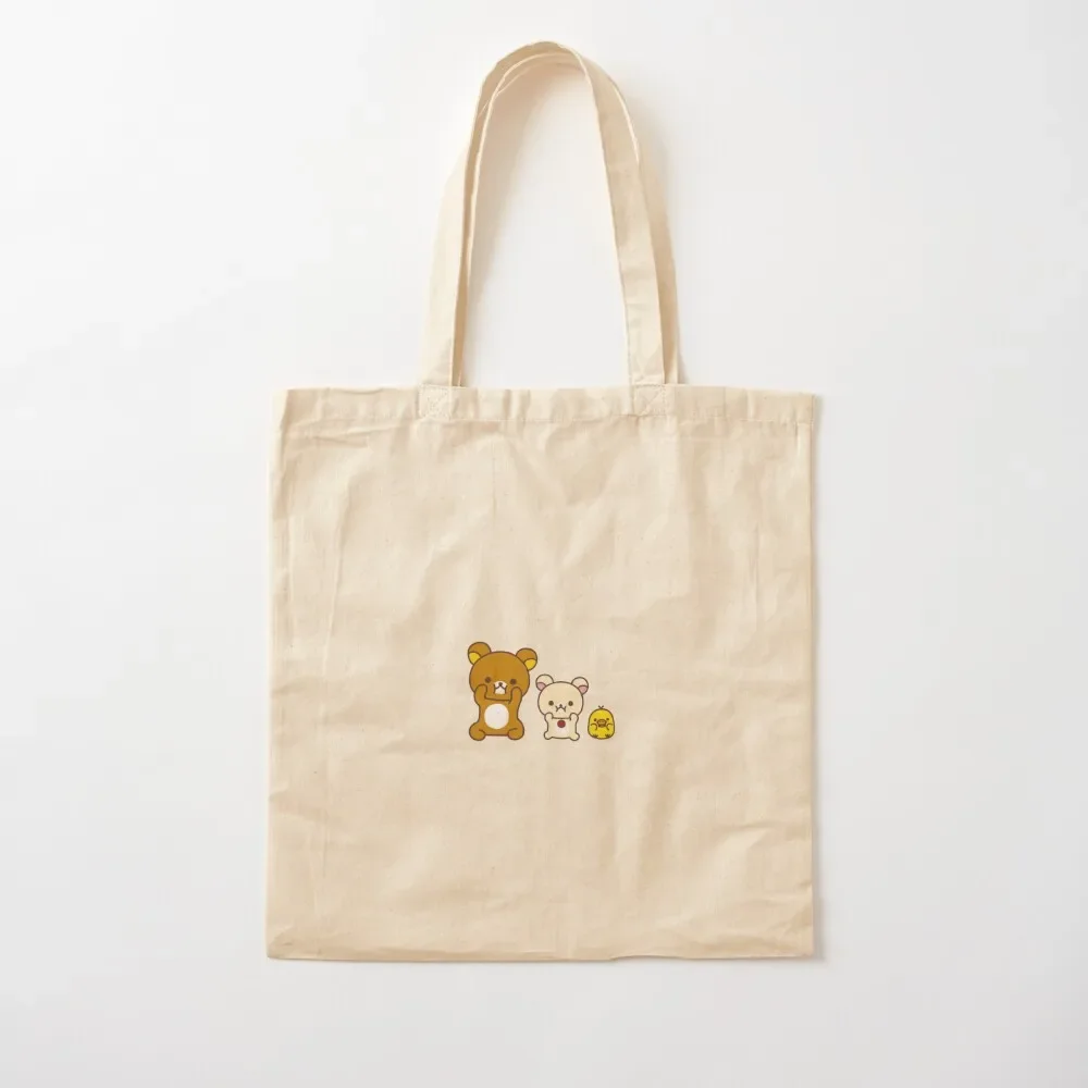 

Rilakkuma Korilakkuma Kiiroitori Tote Bag Women's shopper bag shopper bags tote bag canvas shopping logo Canvas Tote