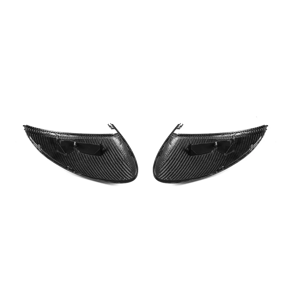 

Dry Carbon Fiber Parts Rearview Mirror Cap Trim Door Side Shell Covers Stickers For Porsche Cayenne 958.1 2011 2012 2013 2014