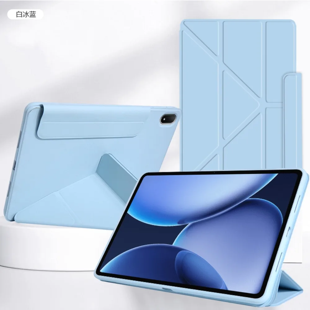YOUQEEC Für Funda OnePlus Pad 3 Pad 2 Pro Oppo Pad 4 4Pro 13,2" Y-Folding PU Leder Schutzhülle Tablet Smart Flip Case 3