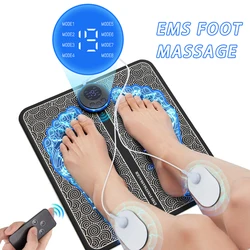 Elektrische Ems Voet Massager Pad Verlichting Pijn Ontspannen Voeten Acupoints Massage Mat Shock Spierstimulatie Verbeteren Bloedcirculatie