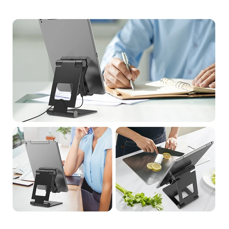 Licheers Adjustable Tablet Stand, Universal Tablet Holder, Portable Cell Phone Stand, For 4-13 Inch Devices