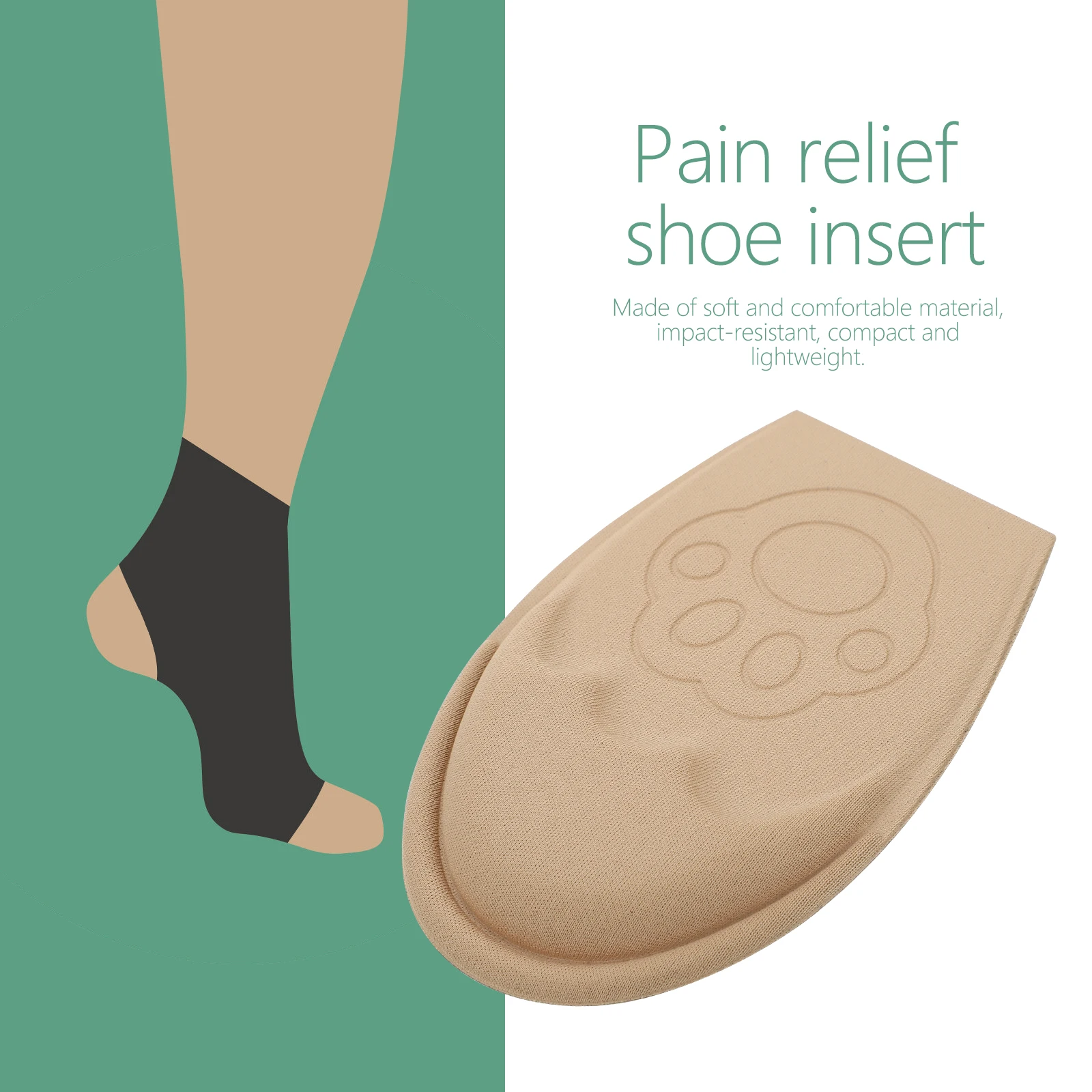 2 pares antiderrapantes almofadas de sapato antepé almofadas de inserção de salto alto alívio da dor metatarso pé almofada prevenção palmilha