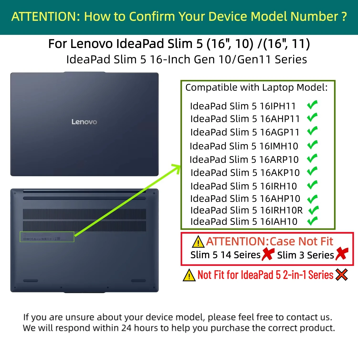 Matte Hard Shell for 2025-2026 Lenovo IdeaPad Slim 5 5a 5i Gen10 16 Inch Laptop Case Shockproof Anti‑Scratch Hard Cover