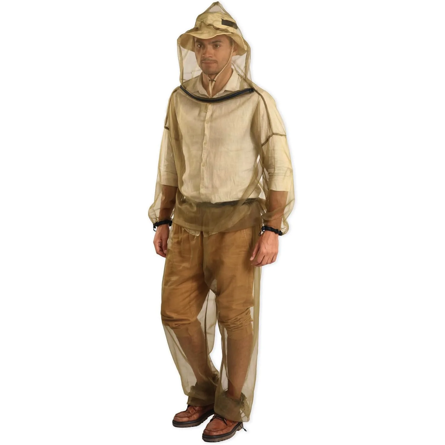 Mosquito-proof Clothing Mosquito-proof Pants Outdoor Mosquito Net Set Camping Adventure Insect-proof Breathable Jacket Set
