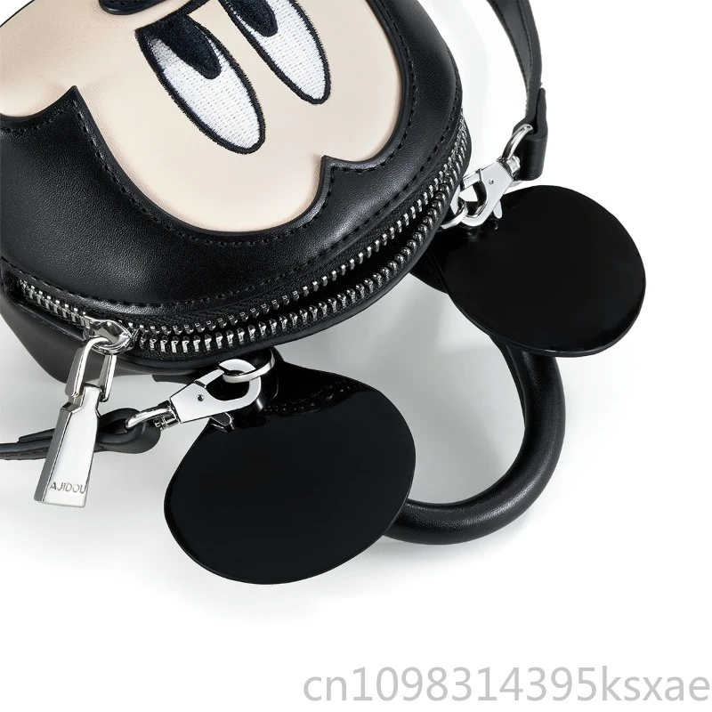 Disney Ladies Luxury Leather Vintage Niche Mini Purse Handbag for Women Fashion Accessory Daily Carry
