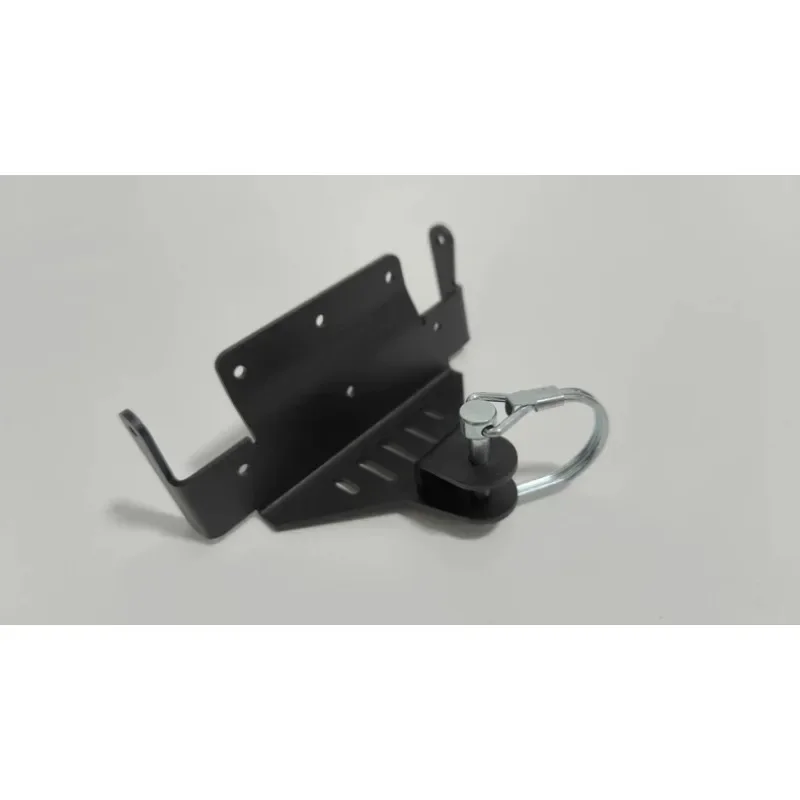 Upgrade Metal Tow Hook Bracket for RLAARLO JK07 1/7 RC Crawler Black 2mm Pin No Modification Direct Fit Replacement Parts Kit