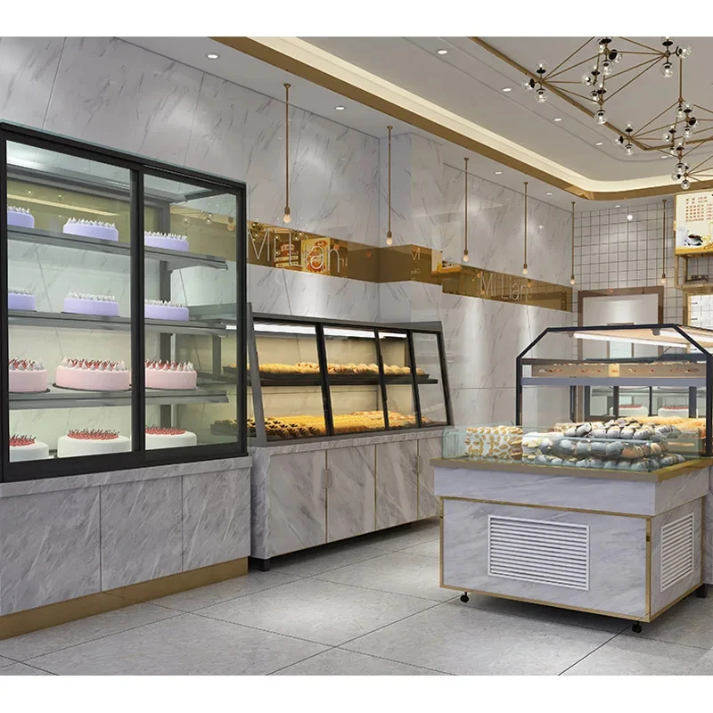 custom.Custom Made Hot Sale Professional Coffee Shop Bakery Shop Design Bakery Interior Decoration