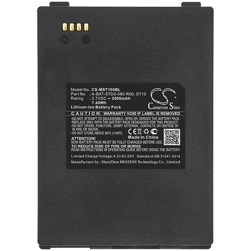 

Cameron Sino 2000mAh Battery For M3 Mobile A-BAT-STD0-080-R00 B056H013-0001 ST10 ST10-BATT-S22 Smart ST10