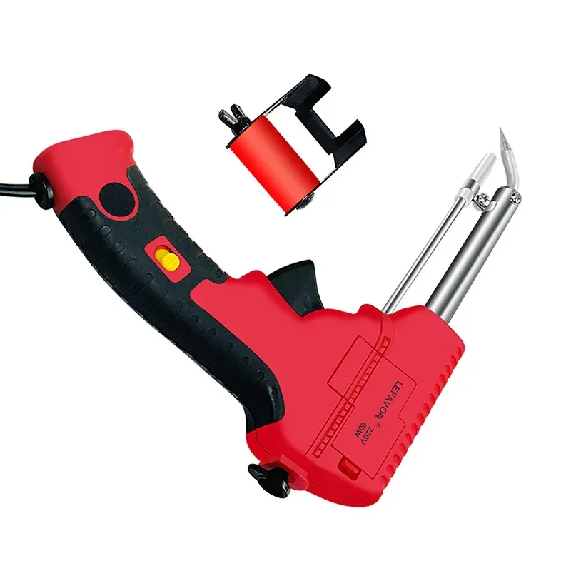 Kit de pistola de ferro de solda elétrica 220v/80w, ferro de solda de aquecimento interno portátil, ferramentas de reparo eletrônico doméstico