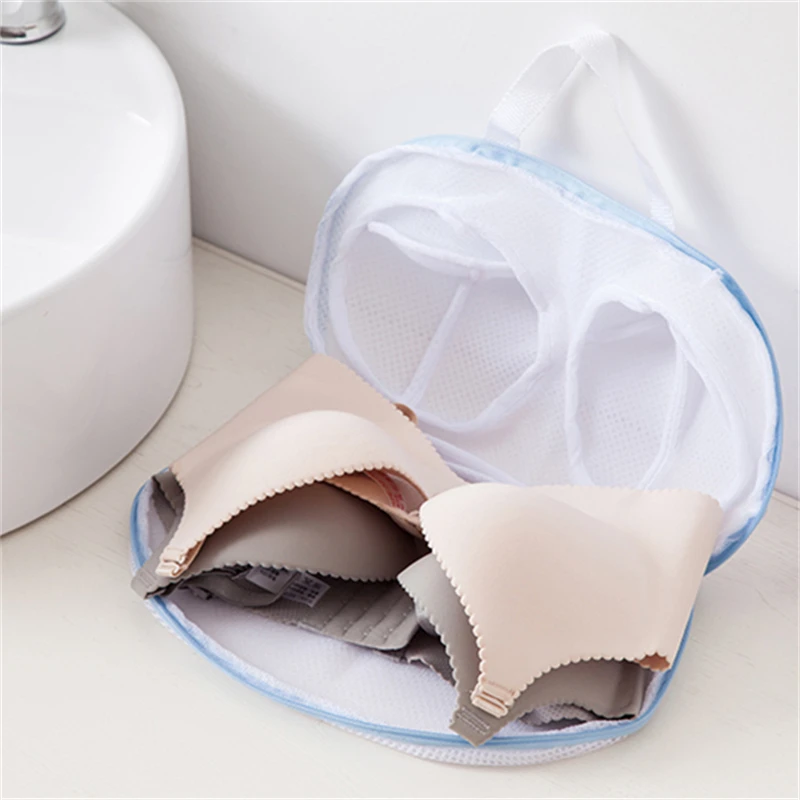 Anti-deformation Bra Mesh Bag Machine-wash Special Polyester Bra Mesh Bags Laundry Brassiere Bag Cleaning Underwear Sports Bra