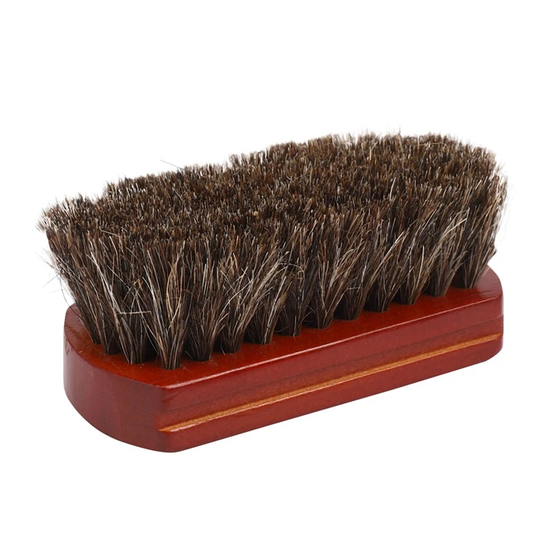 Brosse à raser avec manche en bois pour homme, poils de cheval naturels, moustache, barbe qualifiée ale, livres, 2 pièces