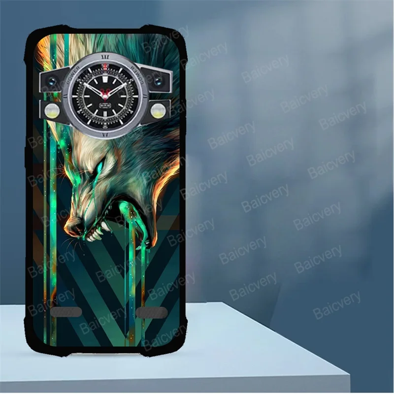 Patterned Cases for Cubot King Kong 9 Kingkong9 King kong9 Kingkong 9 Wolf Soft TPU Shockproof Back Protective Phone Cover