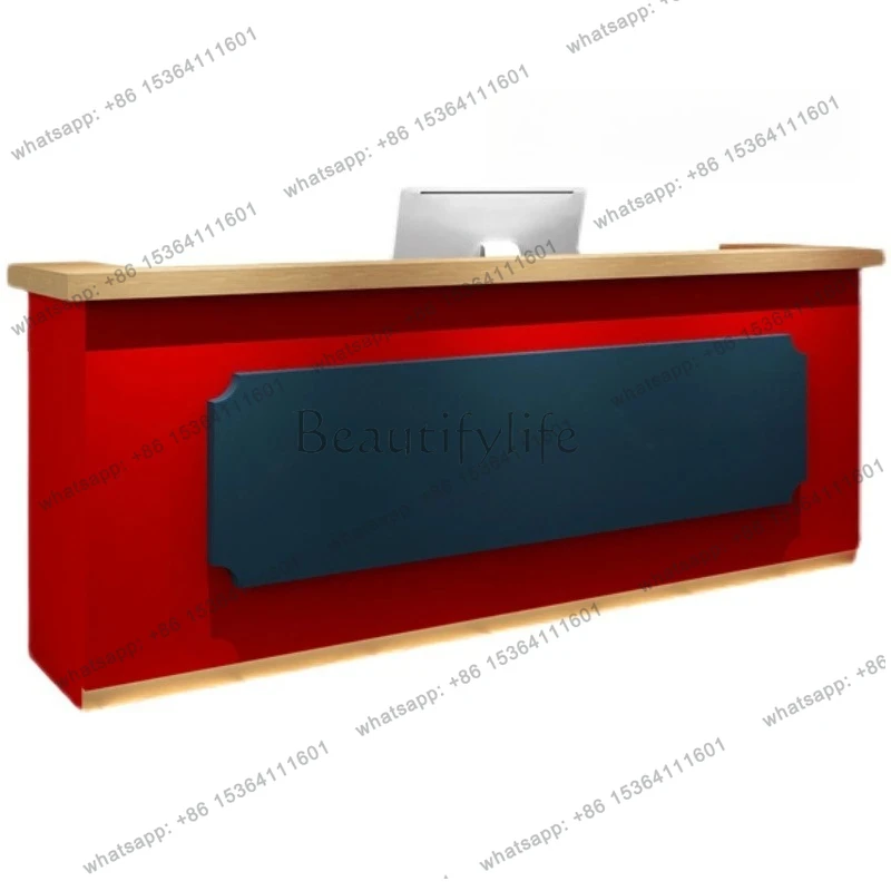 

New Chinese style checkout page Bar restaurant Restaurant checkout page Reception table New fashion