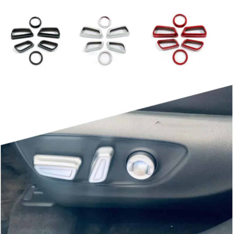 

Car Seat Adjustment Knob Button Switch Cover Trim Accessories Decoration Styling Stick Lamp For Toyota Rav4 2019 -2023