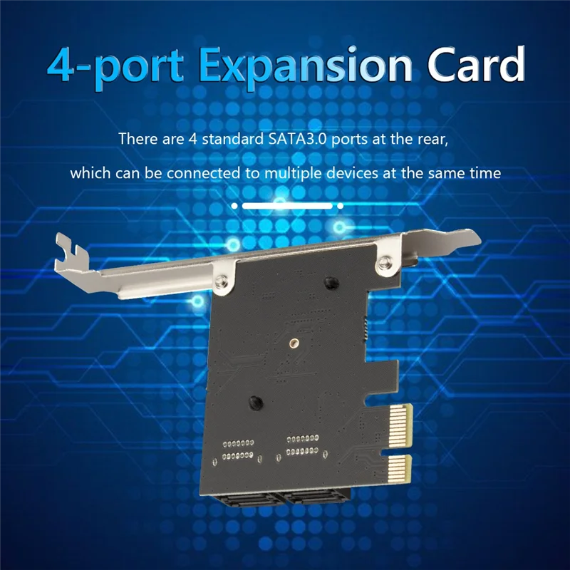 

Port Expansion Card Adapter Graphics Card Expansion Card Adapter SATA Pcie Adapter SATA Controller Expansion Card Feature: