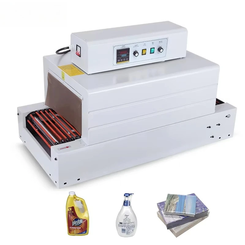 

Chain furnace film shrinkage easy can set gauze mobile phone box automatic heat shrinkage packaging machine