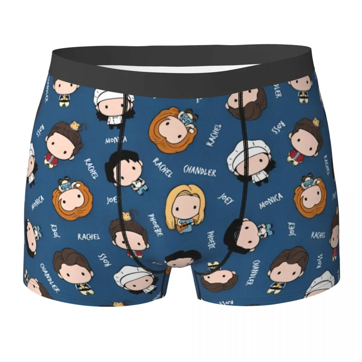 

Cartoon Friends Comedy Underwear American Television Print Trunk Trenky Males Underpants Stretch Shorts Briefs Birthday Gift