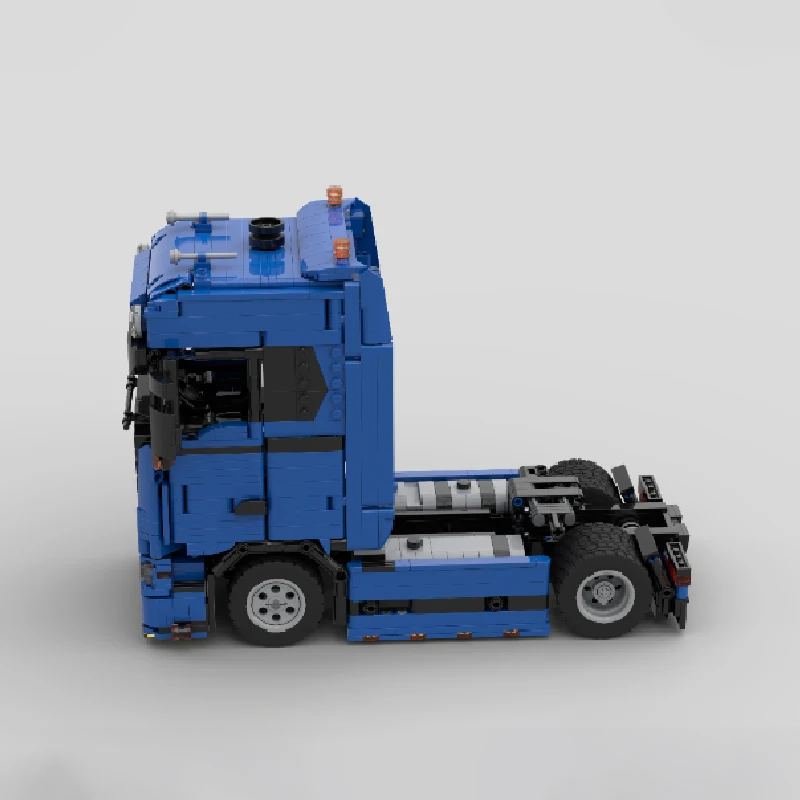 Set di Costruzioni Modulari Personalizzabili 1569 Pezzi, Versione Blu Stile 660S, Modello Educativo Semplice Fai-da-Te, Regalo di Compleanno