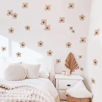 花卉牆貼 波西米亞北歐復古牆貼 乙烯基牆貼 DIY家居花卉牆紙 兒童房家居裝飾 6 最佳銷售 北歐牆貼 - №5