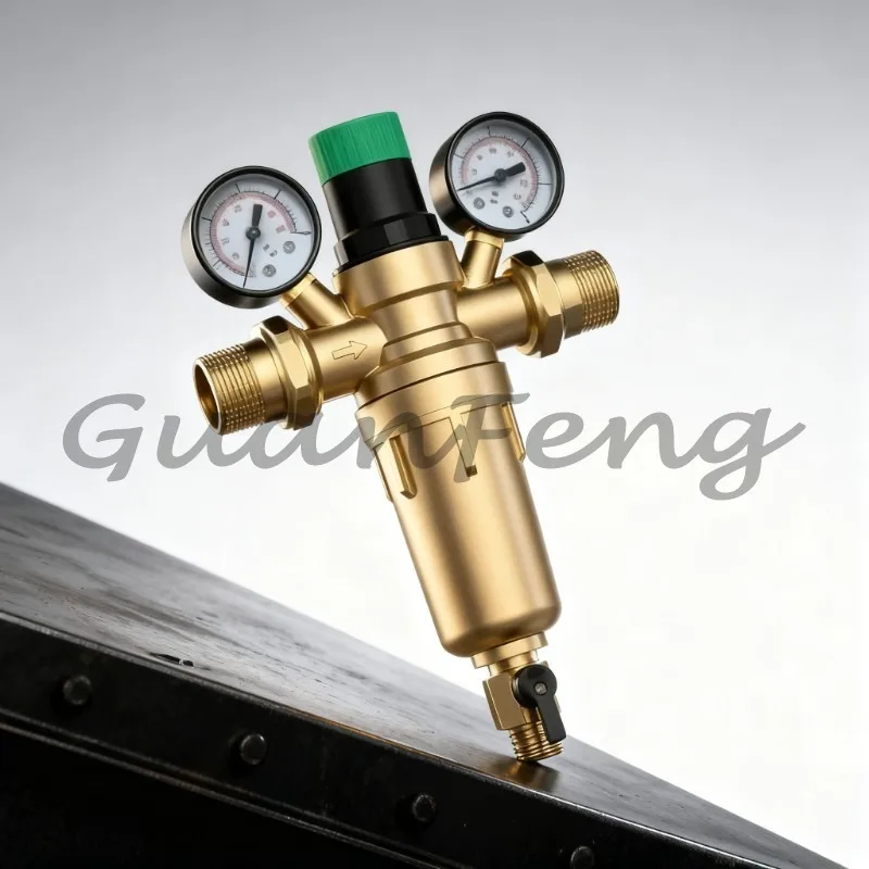 full-copper-high-flow-pre-water-filter-pressure-stabilizing-anti-scale-commercial-unit-for-whole-house-water-purification